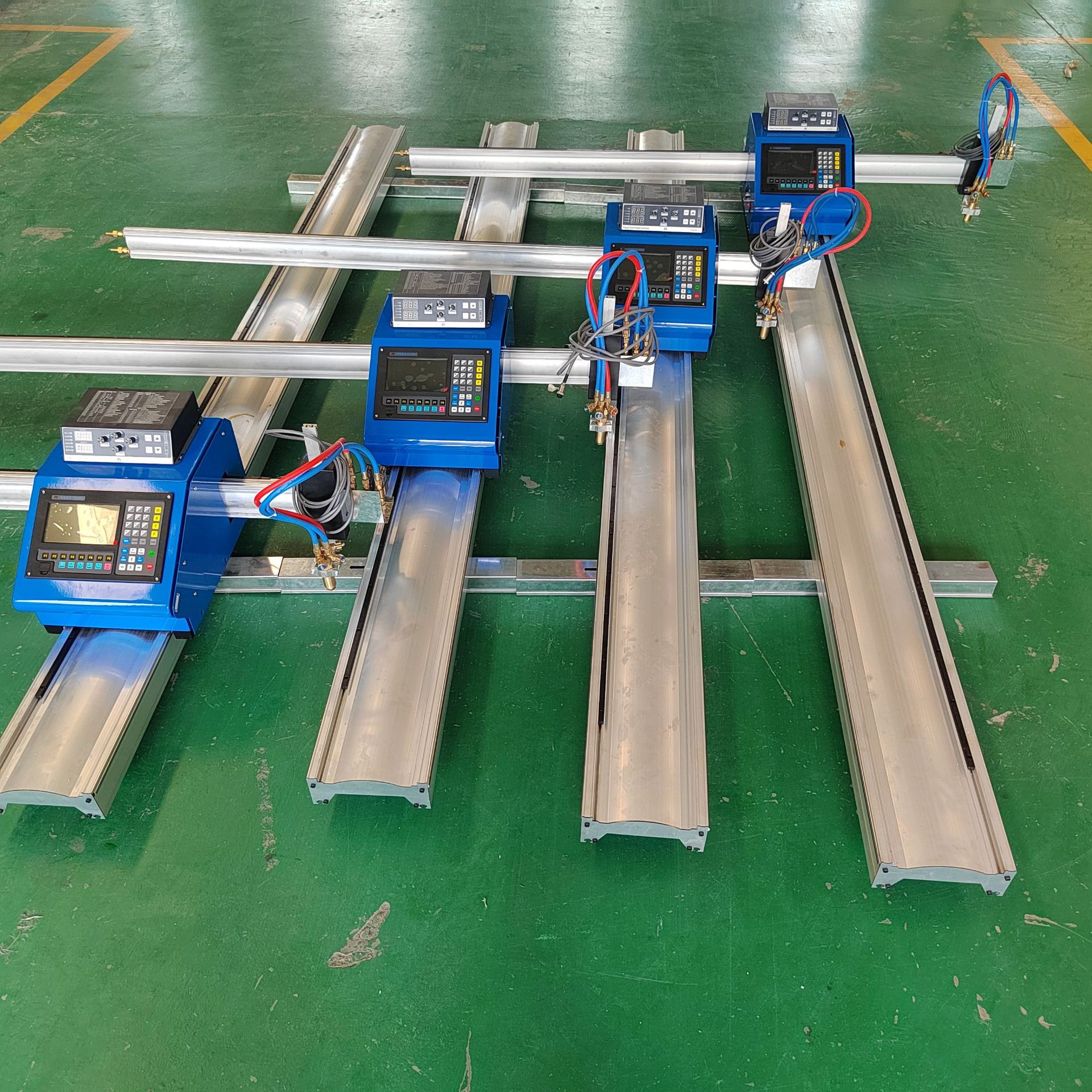 Máquina de corte de llama de plasma portátil de control numérico automático de doble propósito de corte de precisión igualitaria para chapa metálica