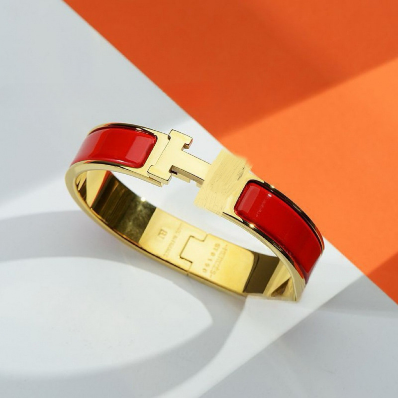 Golden red bracelet