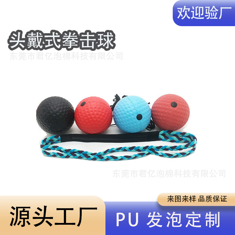 In-Stock Boxing Reaction Ball, Boxing Speed Ball, Training Rubber Ball, Pu Foam Punching Training Ball, Stress Relief