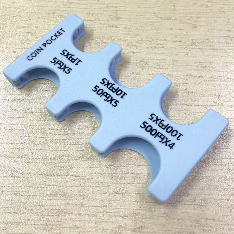 Clip de moneda puntual transfronterizo Monedero de clasificación de monedas de plástico japonés Cartera portátil japonesa y coreana Monedero de almacenamiento de monedas