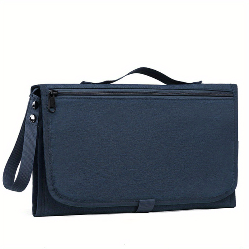 Almohadilla de cambio de pañal plegable portátil para bebé Almohadilla de pañal impermeable Bolsa de almacenamiento de pañal de bolsillo Amazon estilo explosivo transfronterizo