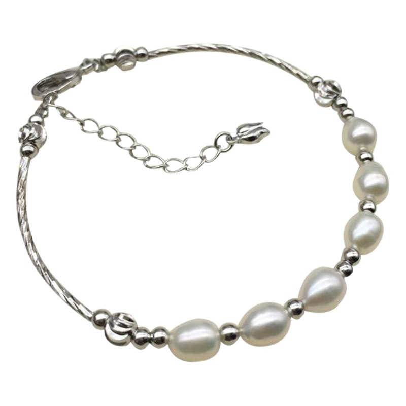 Freshwater Pearl Spacer Bracelet Wholesale Fashion Simple Pearl Jewelry Women's Zhuji Pearl Bracelet Travel Commemoration