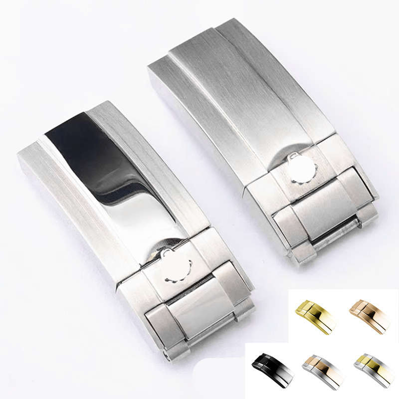 Suitable for Rolex Daytona Submariner Yacht Submariner Stainless Steel Watch Buckle Folding Buckle Combination Watch Buckle Safety Buckle 16mm Suitable for Rolex Daytona Submariner Yacht Submariner Stainless Steel Watch Buckle Folding Buckle Combination Watch Buckle Safety Buckle 16mm