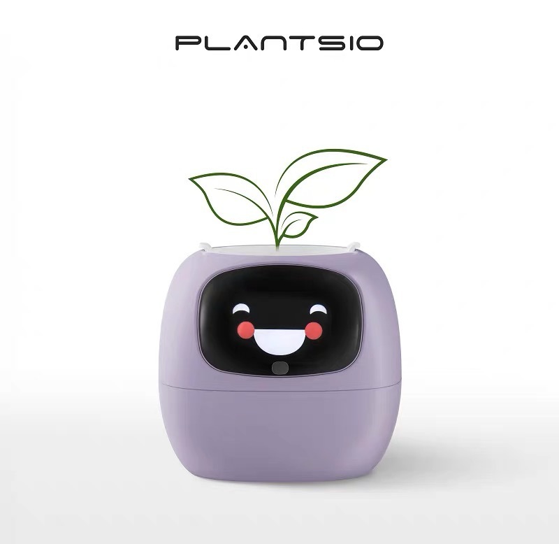 IVY植物萌宠机器人智能花盆系桌搭AI电子玩具创意节日礼物跨境|undefined