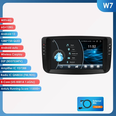 DVD Navigation: Fiat Panda Car Android - 6128g-wifi4g-lte-version-8581a-carplay-eight-cores-9inch-suitable-for-12-15-fiat-punto
