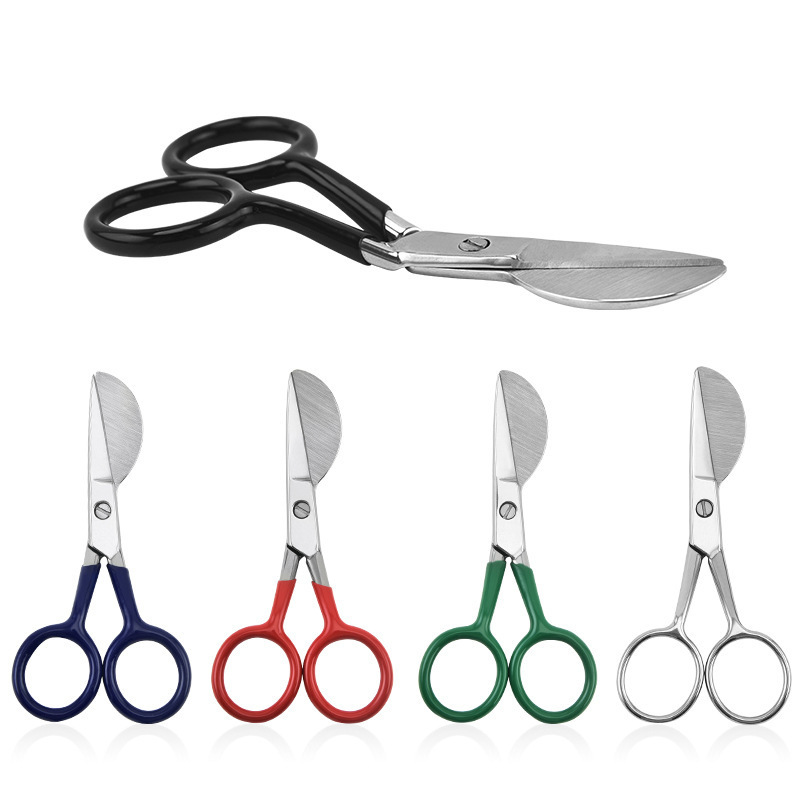Tijeras de alfombra con mechones de pelo, tijeras de pico de pato, tijeras de recorte, tijeras de bola de pelo, herramientas, tijeras de lana