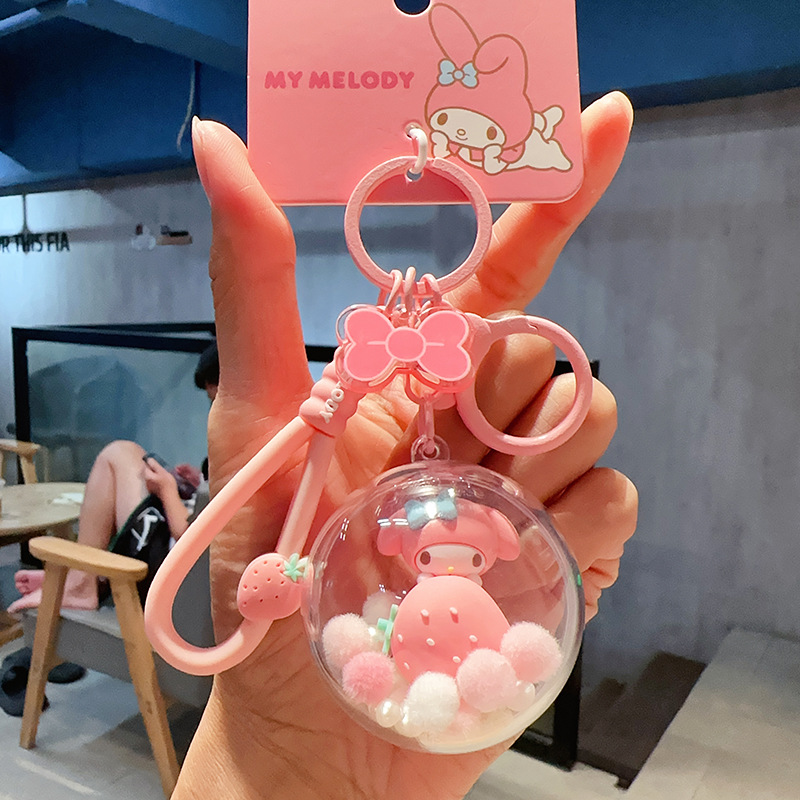 2026年新作正規品サンリオクロミぬいぐるみキーホルダー女性向け可愛いハローキティぬいぐるみカメラ小物