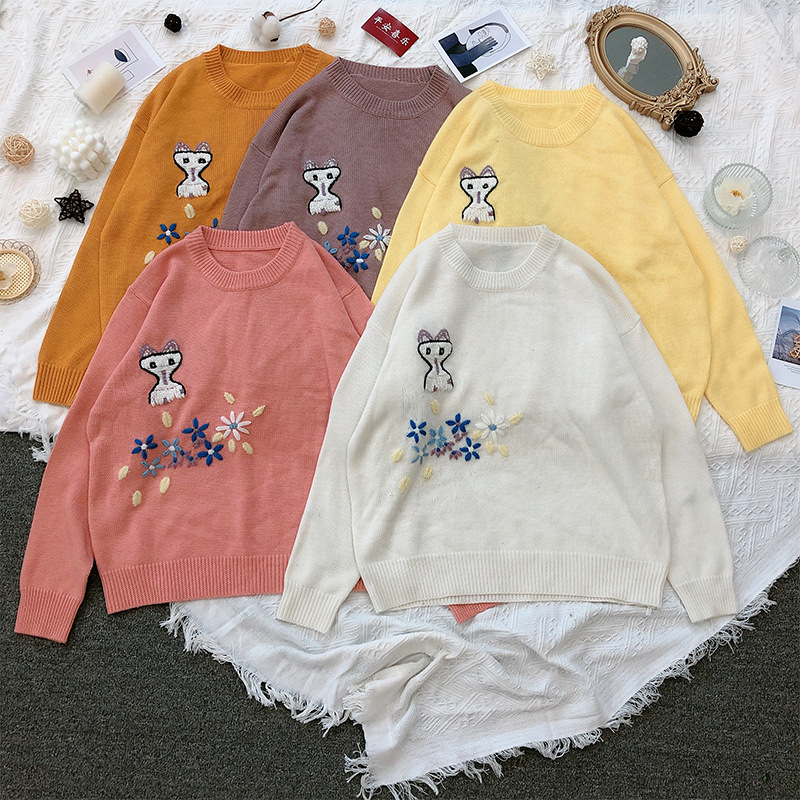 Autumn thin knitted set