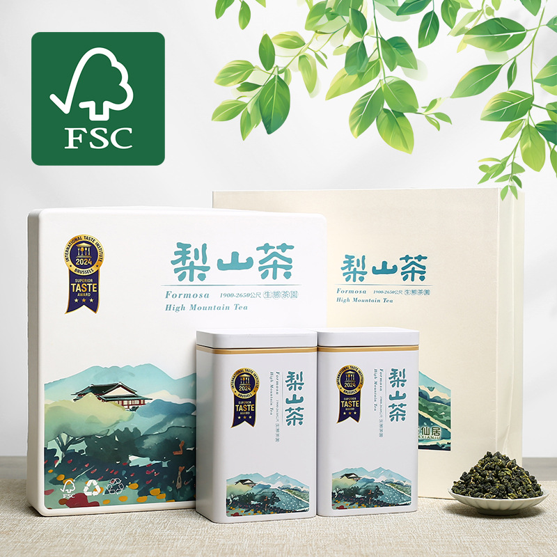 茶仙居 台湾原装进口梨山高冷茶花果清香150g乌龙茶新茶环保礼盒
