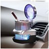 Car ashtray with LED light car jewelry colorful color light light air conditioner outlet colorful ashtrayal house