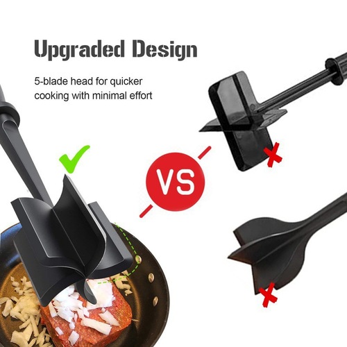 Hiyin Meat Chopper Handheld Meat Slicer Knife Meat Grinder Blender Shovel