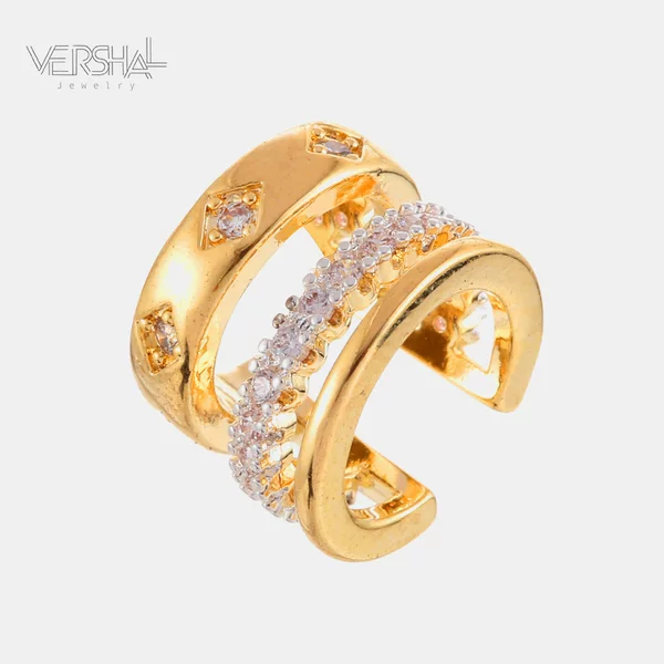 Cross-Border Geometric Multi-Layer Design Niche Versatile Zircon Ear Cuff Light Luxury High-End Fashion Personality Earrings for Women