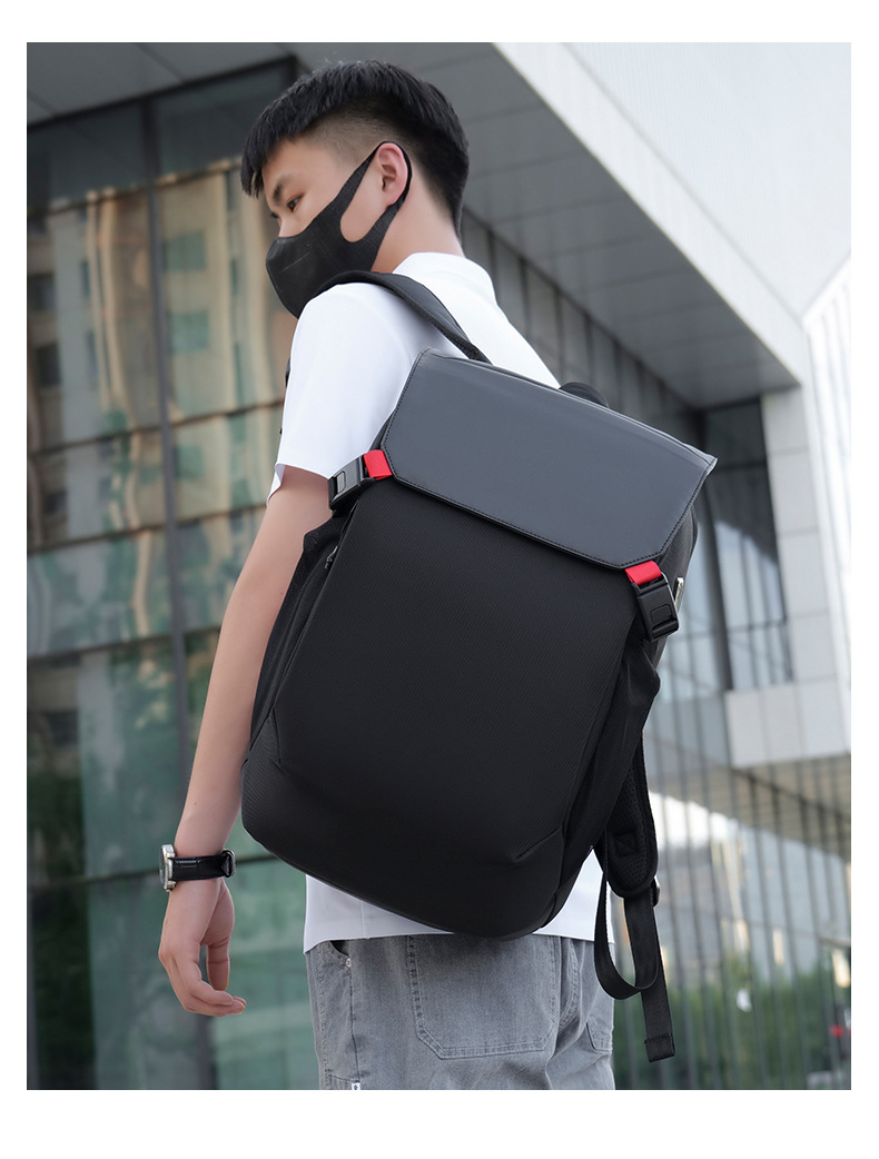 New business backpack, men's backpack, USB laptop bag, fashionable and trendy, light luxury business backpack undefined