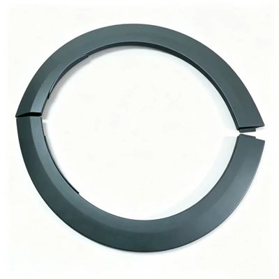Wheel eyebrow and rear left wheel