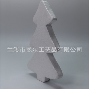Factory direct 21CM foam flat Christmas tree EPS poly dragon three-layer Christmas tree