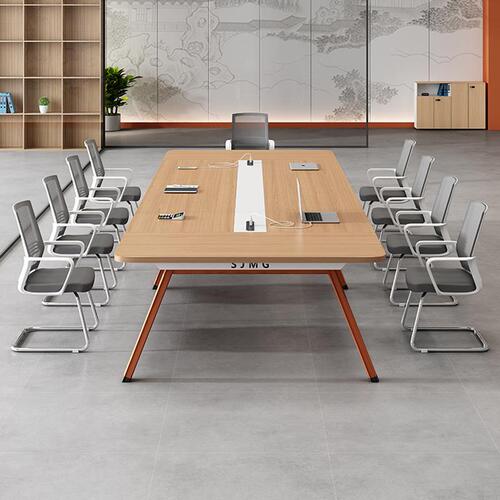 Office conference table long table minimalist modern meeting room training workbench long bar small negotiation table chair set