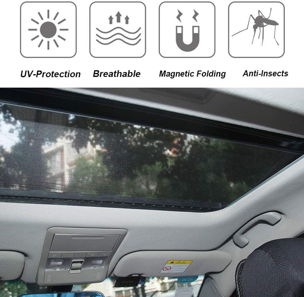 Cross-Border Car Mosquito Net, Convenient In-Car Mosquito Screen, Car Sunshade Window Net, Privacy Sunshade Curtain, in Stock