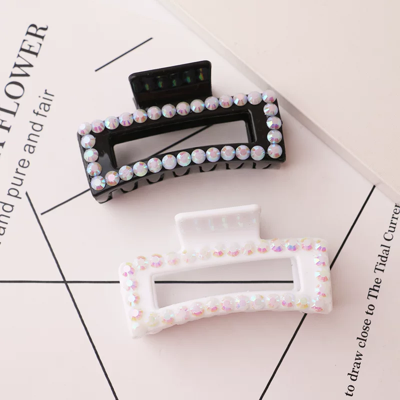 Crab pin, hairgrip, elegant shark, hair accessory, South Korea, diamond encrusted, internet celebrity, new collection
