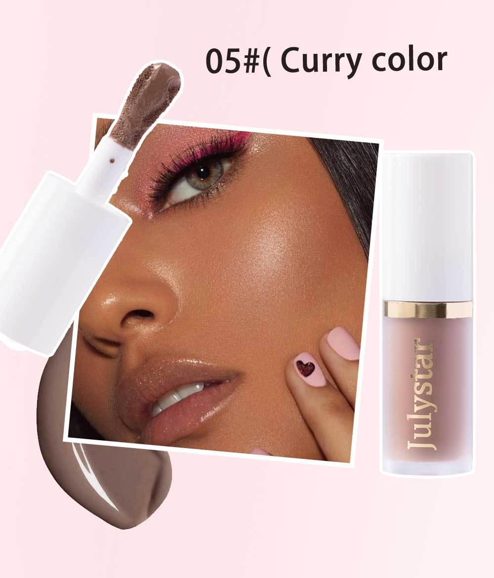 Julystar Facial Brightening High-Gloss Contouring Liquid, Lip Pearl Single Portable Moisturizing Blush Blush Wholesale undefined