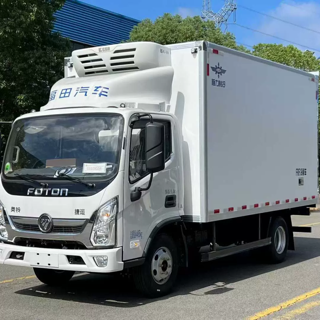 国六福田奥铃4.2米拉鲜果蔬菜海鲜运输车雪糕鲜肉冷藏车运送车厂