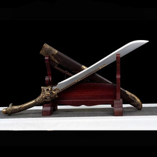 战刀龙鳞宝刀牛尾刀清腰刀户外防身刀具绣春刀一体刀剑兵器未开刃