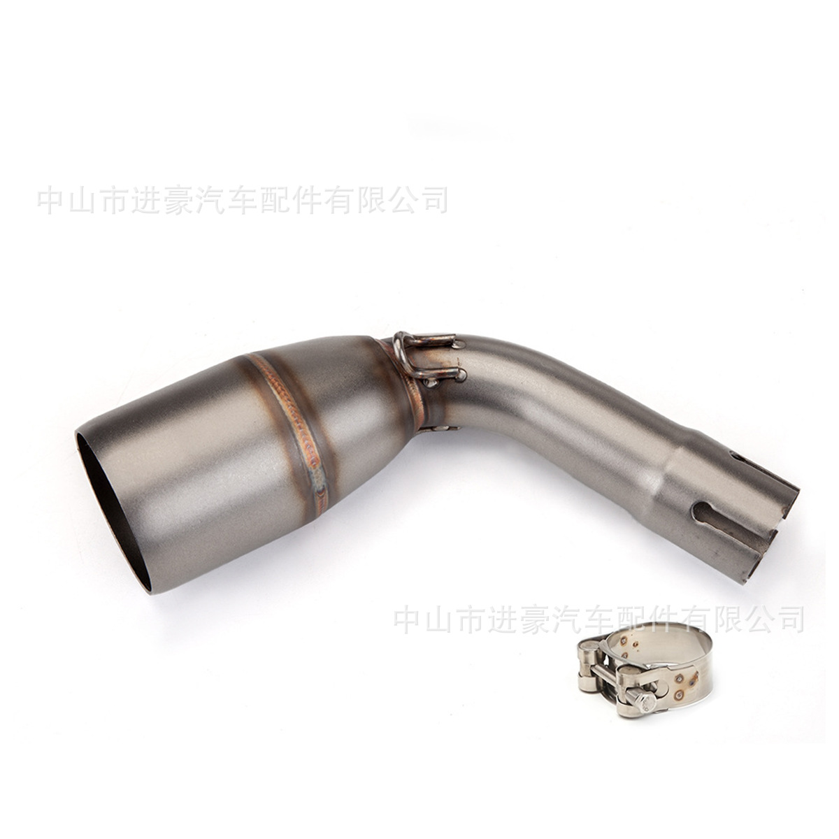 Motorcycle Exhaust Pipe Modification Tnt125 Front Section Middle Section Stainless Steel Front Exhaust Tail Section Factory Direct Sale