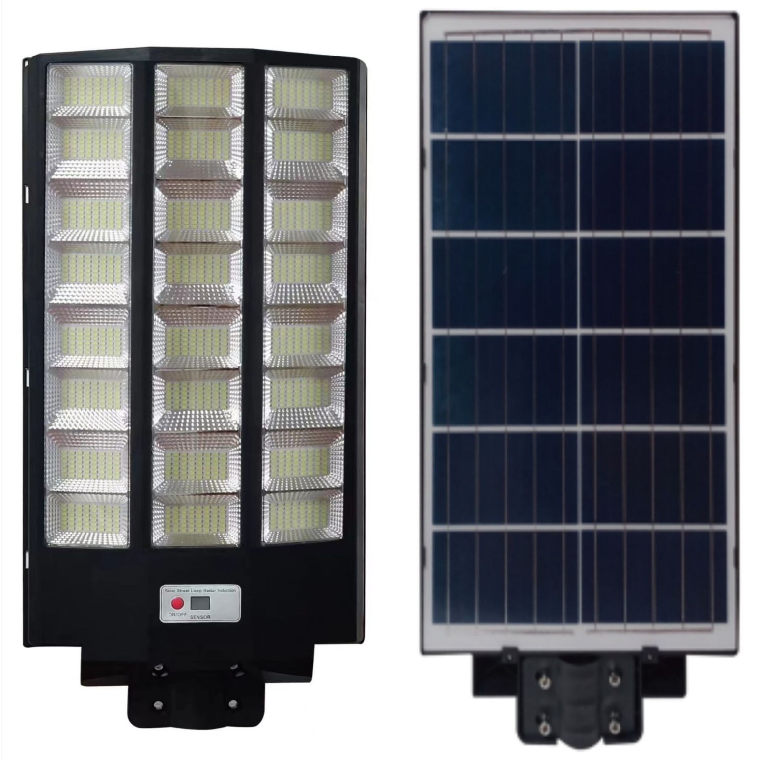 Nueva iluminación solar, farola, iluminación integrada, luz de jardín súper brillante, cuerpo humano al aire libre, inducción rural