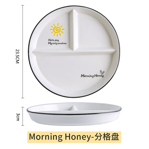 9.5-inch plate-Yellow Sun