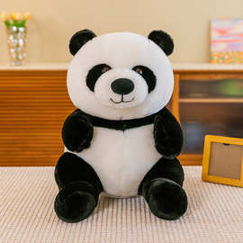 哈士奇熊猫抱枕可爱毛绒玩具玩偶公仔娃娃机纪念品仿真礼物批发