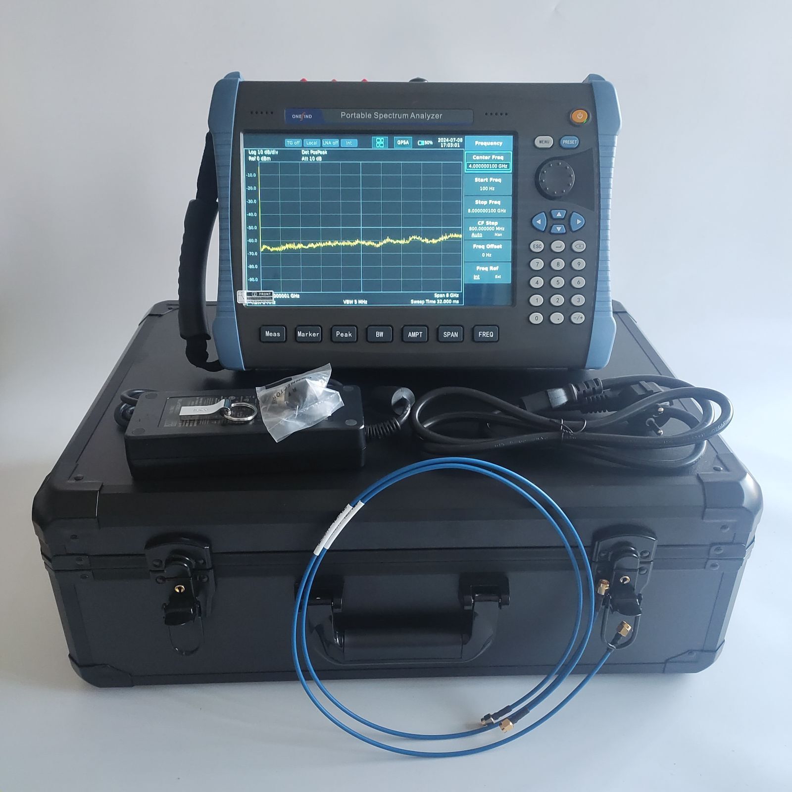 PSA080Ƶ�׷��������ڷ����Ͳ����ź�Ƶ����8G spectrum analyzer