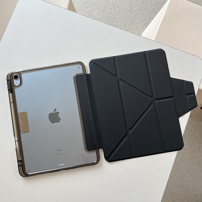 2025 ipad11 保護ケース air11 アクリル薄型 Y 折りペンスロット付き mini7 エアバッグ落下防止ケース|undefined