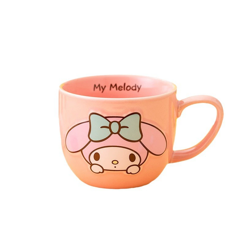 三丽鸥 Ceramic Mark Cup Drink Water Milk Juice Cup Office Tea Cup Big Ear Dog New Product Promotion