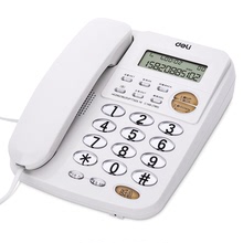 得力780电话机家用商用座机有线电话黑色白色