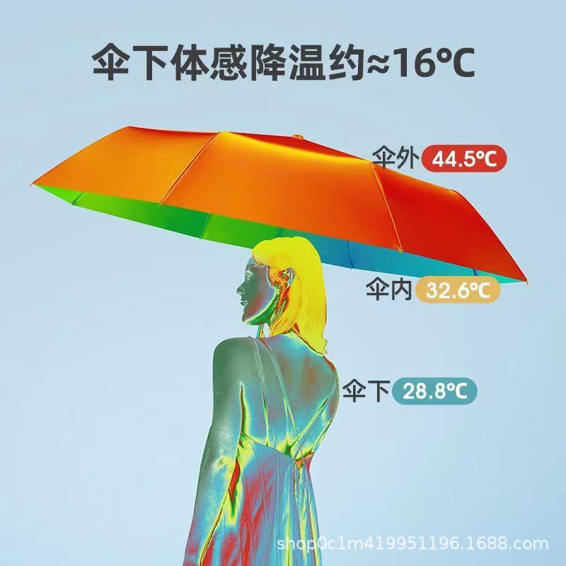 雨伞大号防晒防紫外线晴雨两用女太阳伞加厚手动折叠遮阳伞批发男|undefined