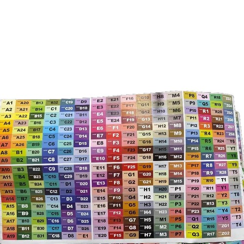 Bean color card sticker 291-color Mard color card material bag Universal classification 72-color 144-color tool set