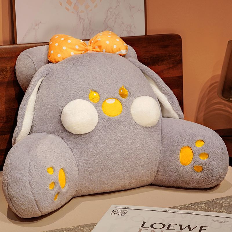 고급 회색 낙서 토끼