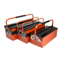 北桥工具两层三层大号加厚手提铁工具箱 家用维修金属收纳箱现货
