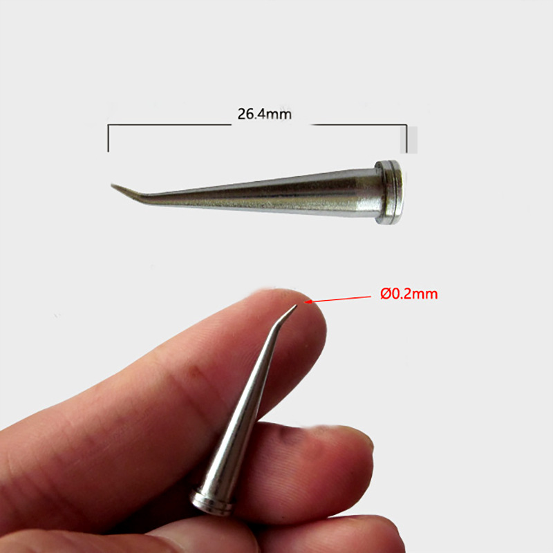 高千穗LT1LX电焊头烙铁头WSD81焊台烙铁咀弯尖型0.2mm高品质