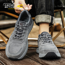 德国骆驼动感男鞋2024新款透气休闲户外运动轻便男士跑步阿甘鞋子