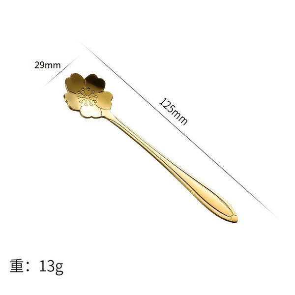 Golden Sakura Coffee Spoon (12.5CM)