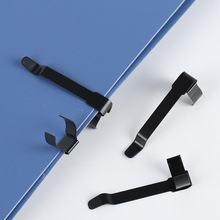 厂家供应金属笔夹 手电筒不锈钢夹 五金笔夹配件 广告中性笔抱夹