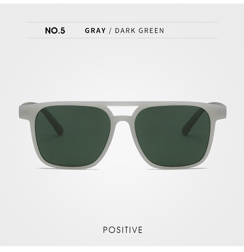50g Weight Full Frame Glasses Structure Sunglasses Classification Tac, UV400 Protection Lens Material Square Glasses Style Outdoor, Travel Occasion Geometric Pattern Unisex Gender Streetwear Style Streetwear Geometric Tac UV400 Protection Square Full Frame Women's Sunglasses 13