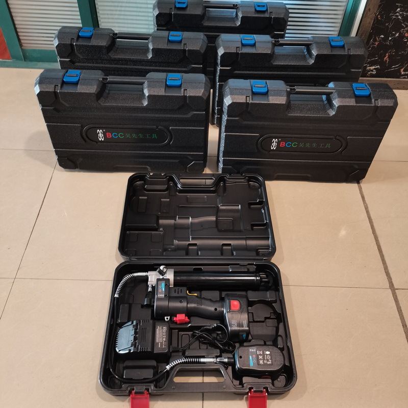 BCC品牌24V锂电式电动黄油枪WU-2025型号手持式加油枪 配双锂电池