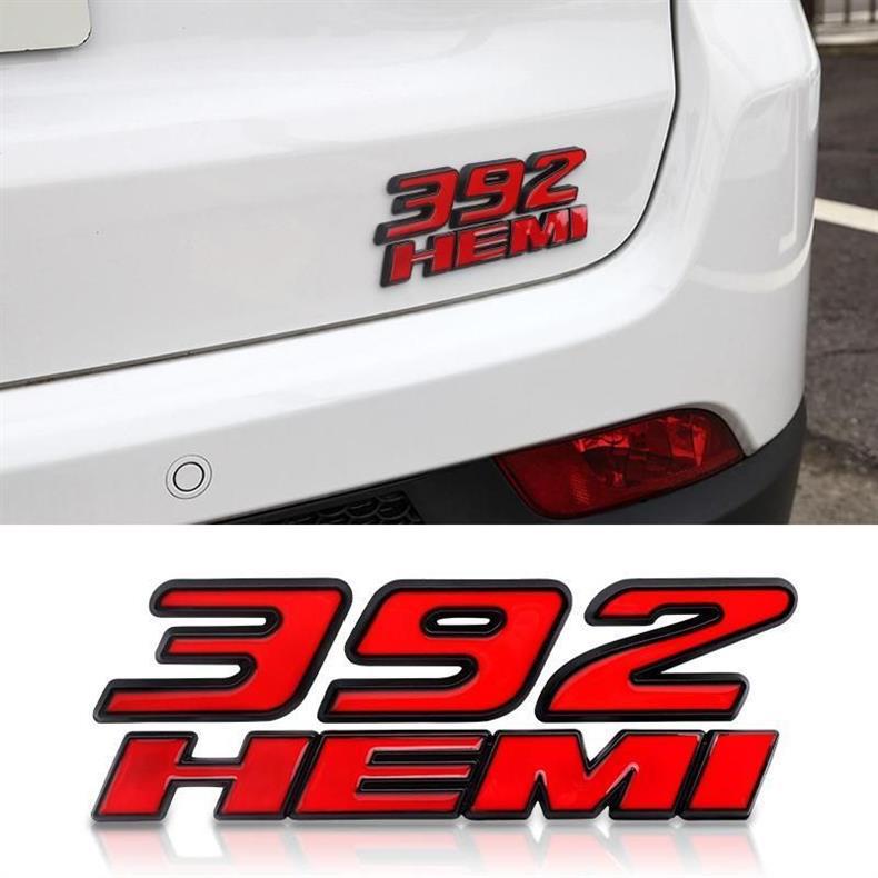Jeep Grand Cherokee Wrangler Cherokee Dodge 392 6.4L HEMI displacement metal rear emblem