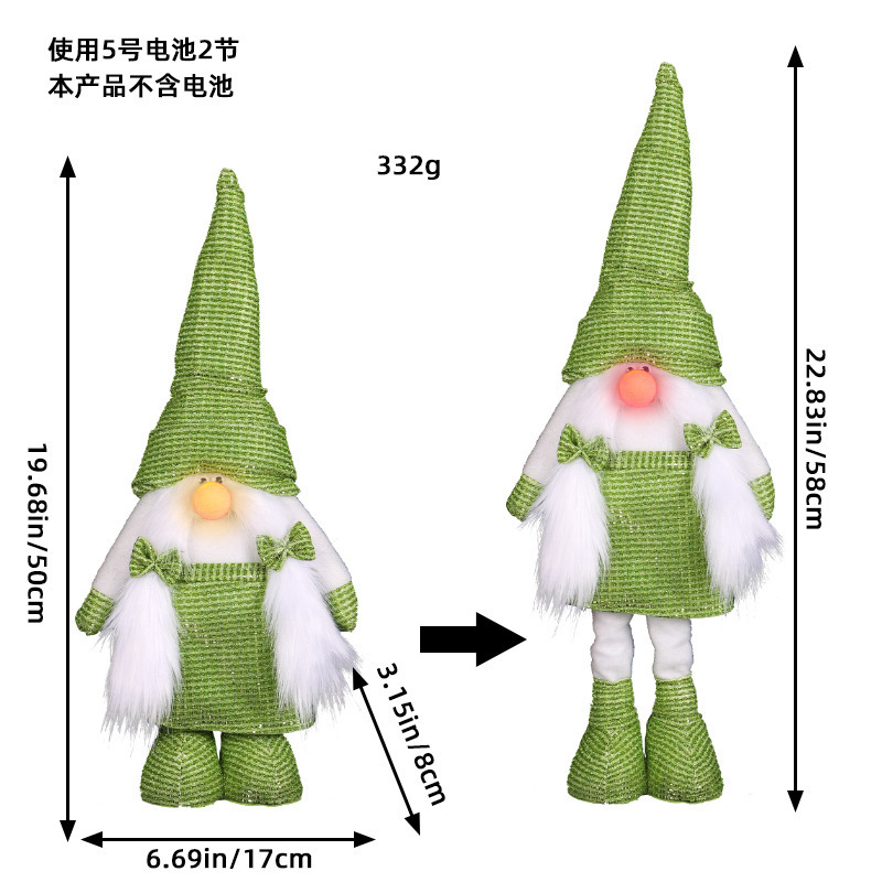 Muchas muñecas retráctiles de Navidad muñecas de nieve de Navidad muñecas de alce decoraciones