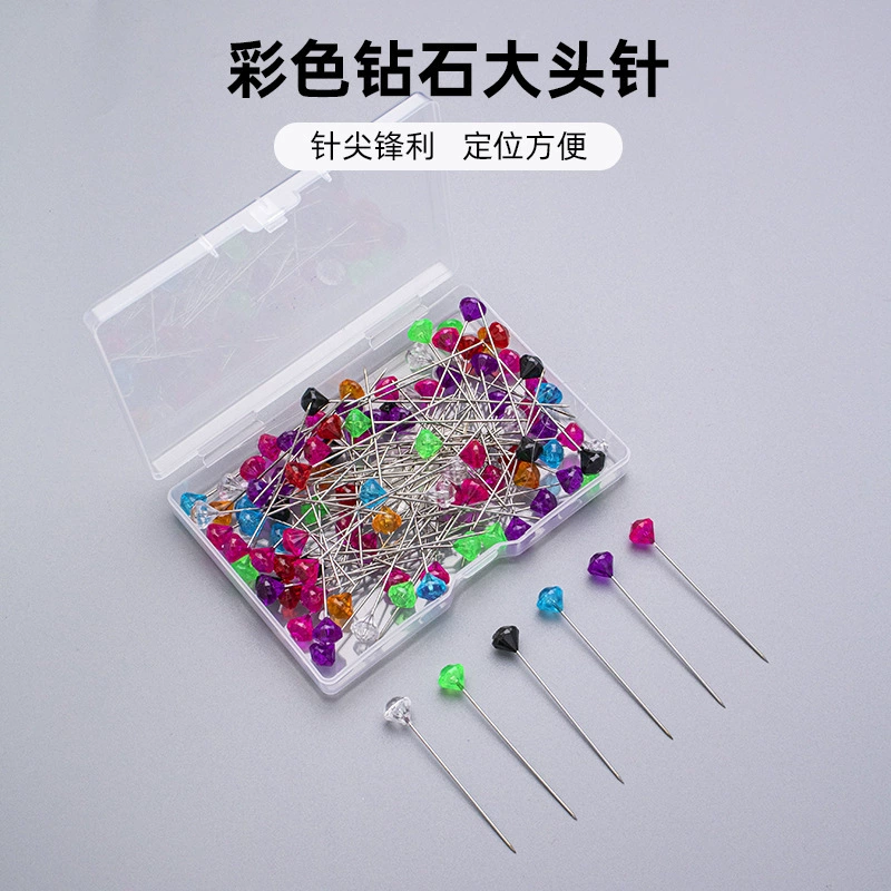 Цветная домашняя булавка свадебный букет диван фиксированная игла одежда игла прозрачная