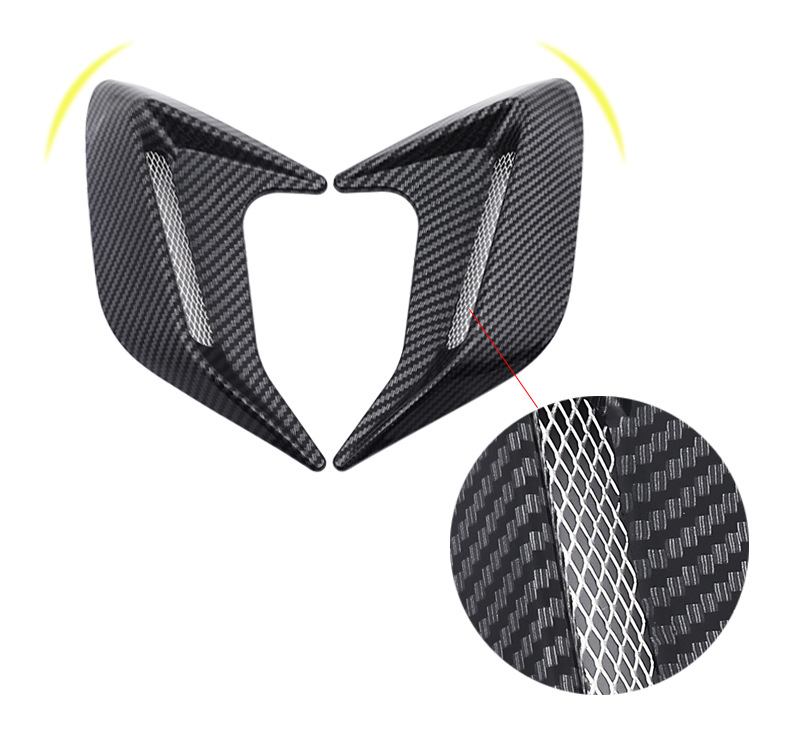 Cross-Border Hot-Selling Car Modification Supplies Shark Gill Air Intake Decoration Car Hood Artificial Fake Ventilation Vent