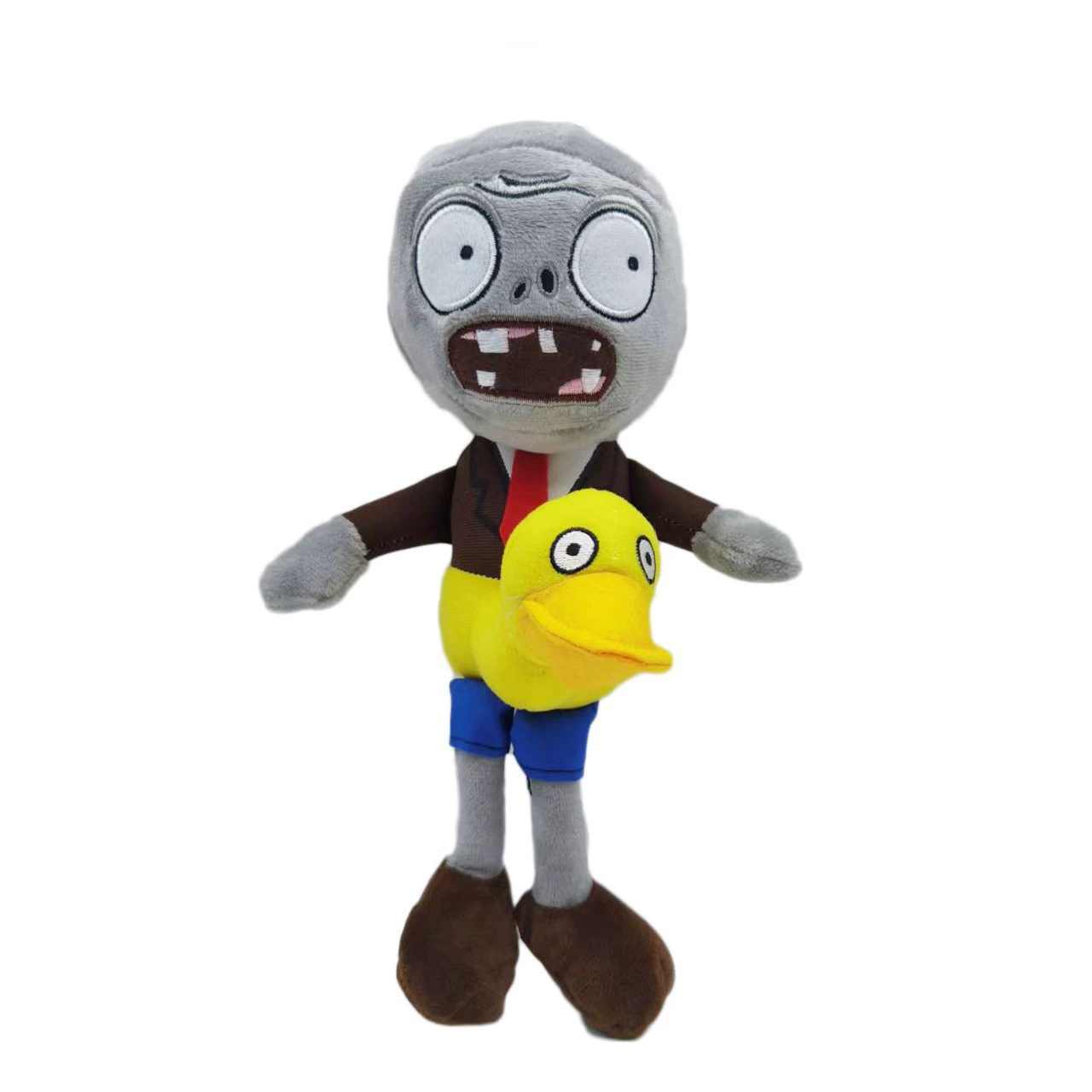 Мягкая игрушка 30 см Plants vs Zombies PVZ — бородатый зомби, декор