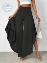 D 11304 Casual Irregular Flare Pants �������ȿ� ŷ���羳