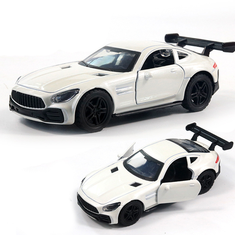 Return fuerza a granel aleación modelo de coche puerta abierta coche de juguete para niños niño decoración de pastel al por mayor